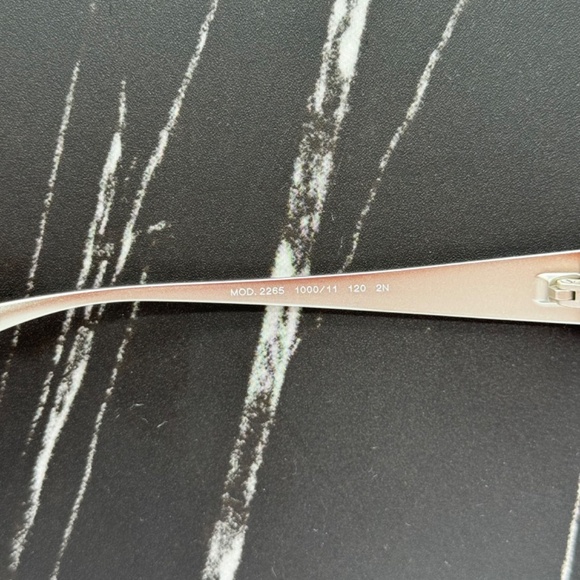 NEW VE2265 100011 VERSACE MOD 2265 1000/11 SILVER VE2265 1000/11 SUNGLASSES - Picture 14 of 16